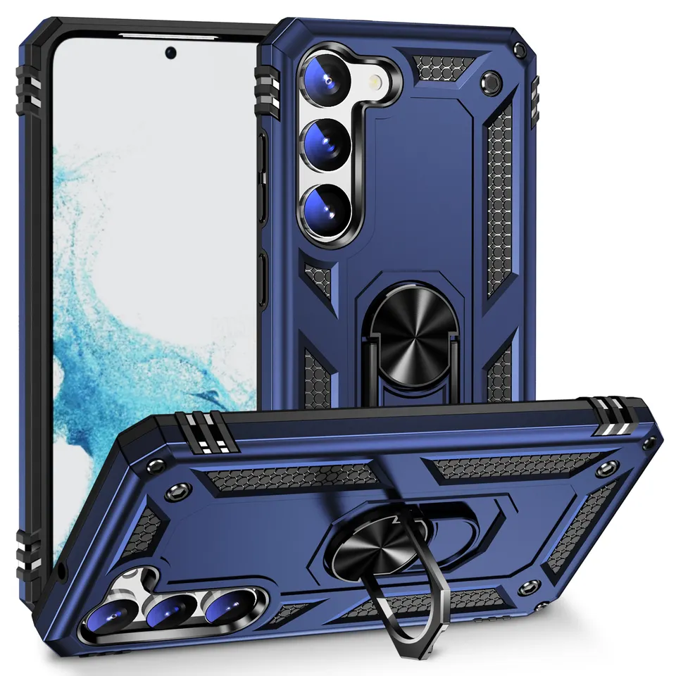 Coque hybride à anneau pour Samsung Galaxy S24 Plus / S25 Plus Coque hybride à anneau pour Samsung Galaxy S24 Plus / S25 Plus